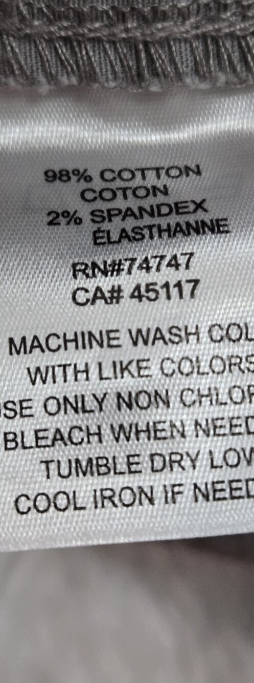 Natural Reflections Washed Gray Drawstring Bermuda Shorts - Picture 6 of 6